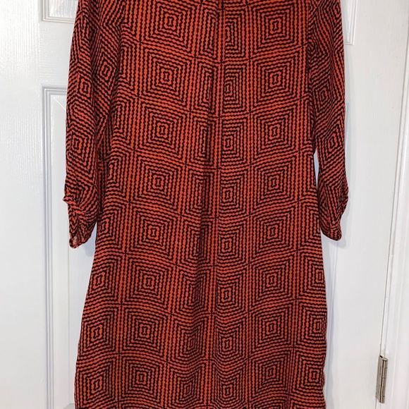Geo Print 3/4 Sleeved Dress/Tunic - Picture 6 of 10